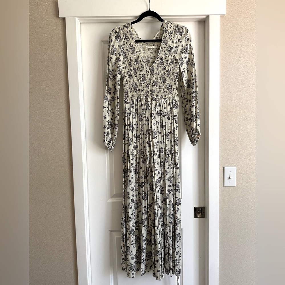Blue Floral Maxi Dress - Christy Dawn - XS/S